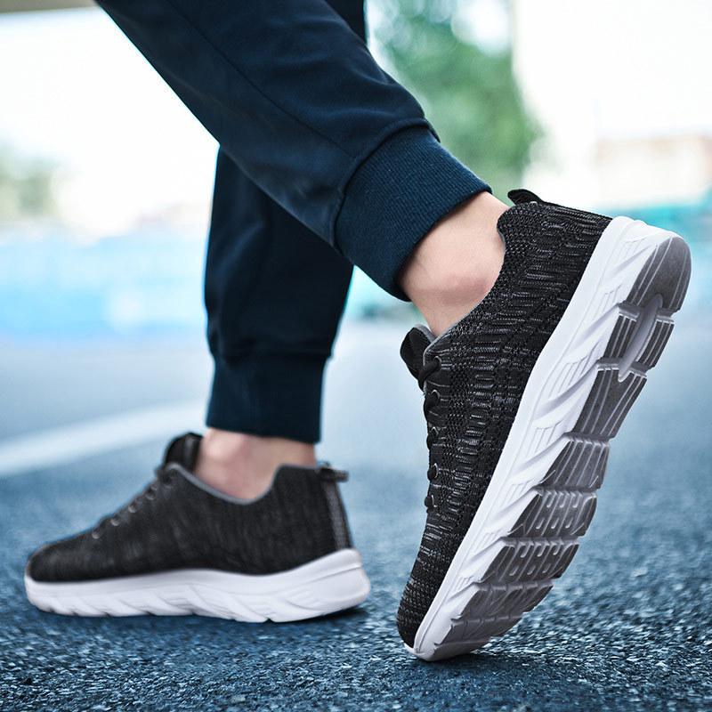 Men's sports shoes summer breathable mesh men's shoes casual running shoes large size trendy shoes men's shoes casual shoes
