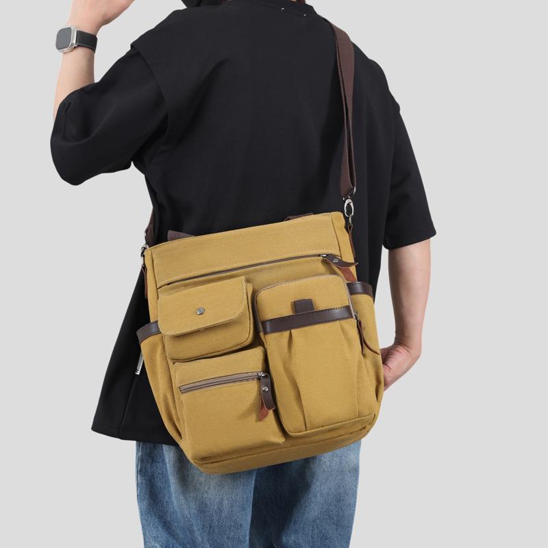 Multifunctional Men's Bag Shoulder Bag Business Handbag Travel Crossbody Bag