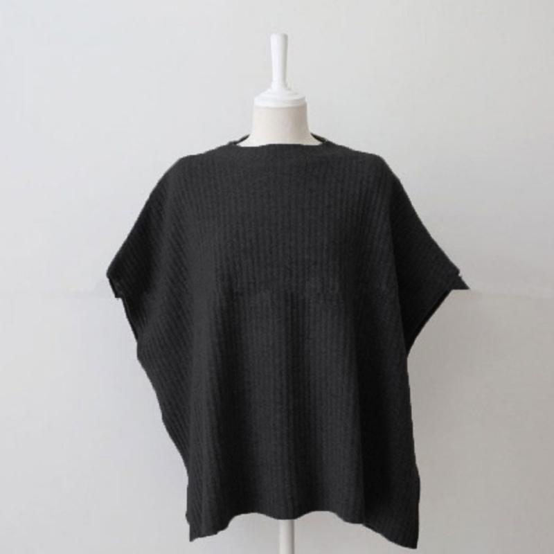 

Осенний однотонный свободный короткий рукав вязаный свитер жилет женский модный зимний повседневный пуловер трикотажные жилеты женские элегантные простые свитера жилет 25095 One Size чёрный