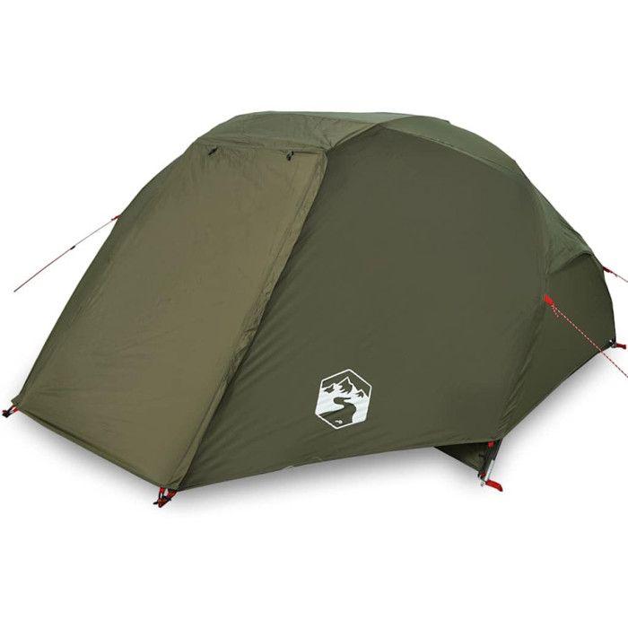 Tente de pêche - VIDAXL - 5 personnes - Imperméable - Vert olive