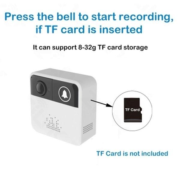 Doorbell Intercom Camera Wifi IP Waterproof with Infrared Vision