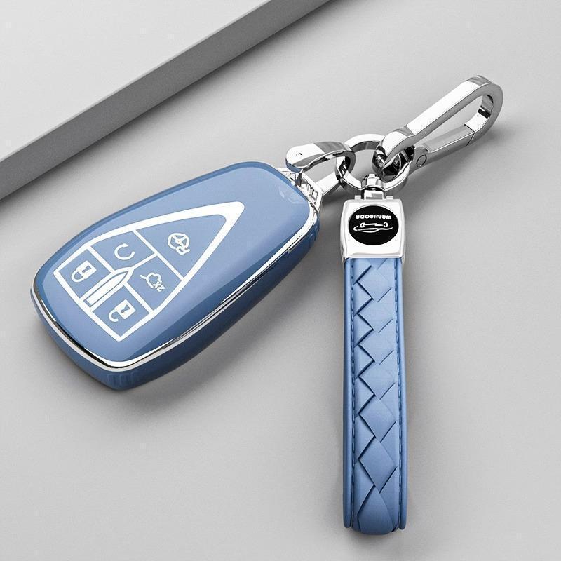 Changan Five-Button Key Case for Oshan Z6, New Energy X5 Plus, and X7 - Unik Buckle Design for CS75