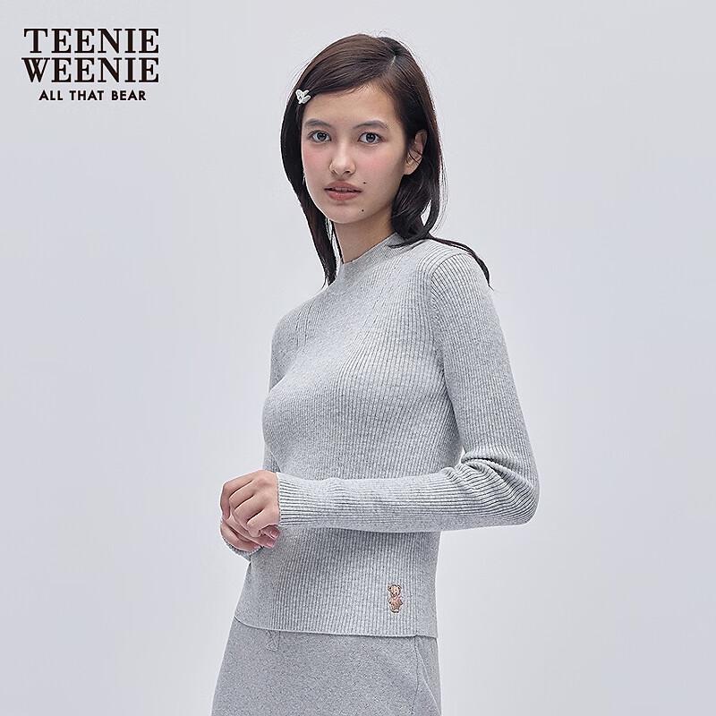 Teenie Weenie Women's Ribbed Half-Turtleneck Base Layer Top