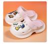 Girls' Summer Perforated Thick-Soled Sandals: Soft EVA Beach Flip-Flops, Hot Style for Outdoor Fun