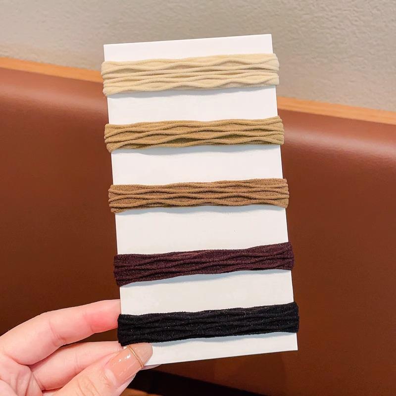 

Dopamine Soft Elastic Hair Tie for Women - Durable, Seamless, High-End Korean Style for Buns