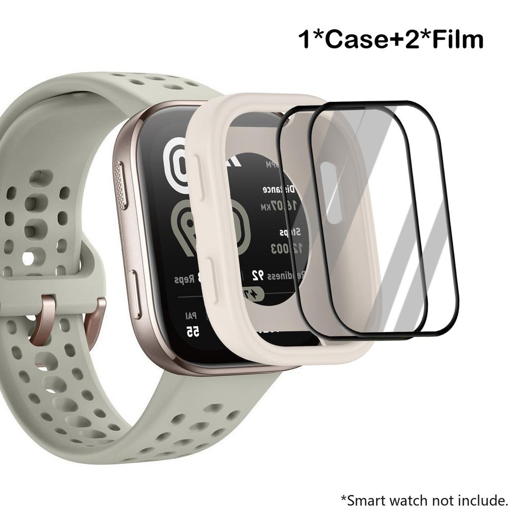 PC Case+Composite film For Amazfit Bip 6 HD Clear Protective Films Screen Protector Cover for Amazfit Bip6 Shell Accessories