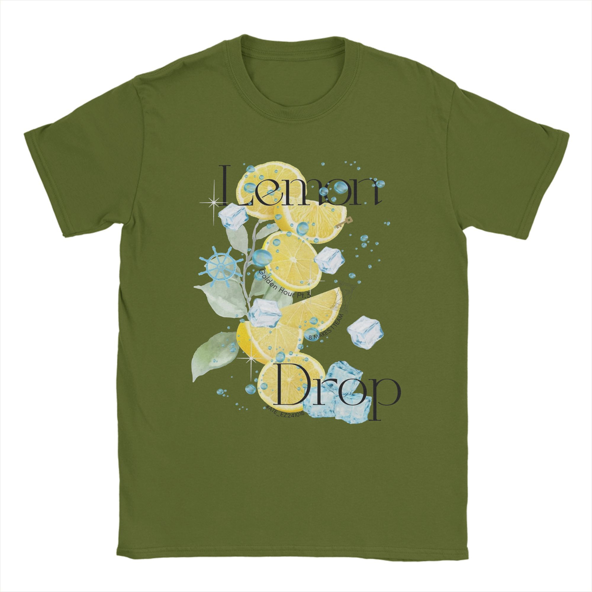 

Lemon Drop Ateez Golden Hour T Shirt Mens Funny 100 Cotton T Shirts Summer O Neck Fashion Tee Shirt Design Plus Size Tops 4XL