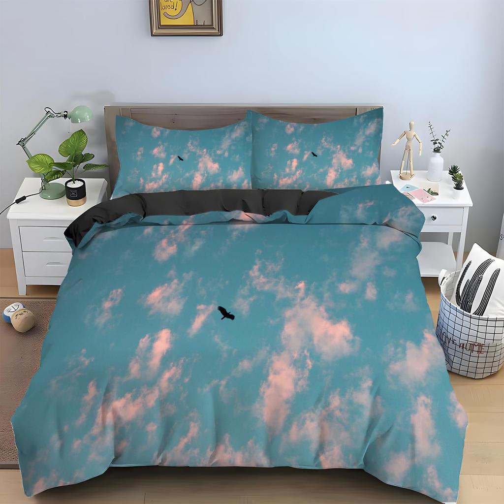 Comforter Blue Sky S For Kids Teens Queen King Size Lightweight S Sunny Day Bedding Sets Bedroom Decor No Quilt