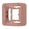 Single Rounded Surface-mounted Box Icon and Mini Salmon Color 62PUZ-1