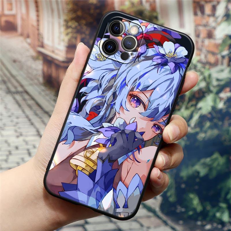 

Чехол для Apple Anime Genshin Impact Flower Game для iPhone 11 12 13 mini Pro Max XS X XR 7 8 6 plus SE 2020, мягкий силиконовый чехол iPhone 13ProMax