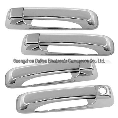 Compatible with 2009-2018 Dodge Ram 1500/2500 Chrome Handle Stickers for Door Decoration