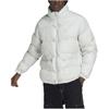 adidas Originals Solid Color Quilted Stand Collar Down Jacket Men Outerwear White HL6786