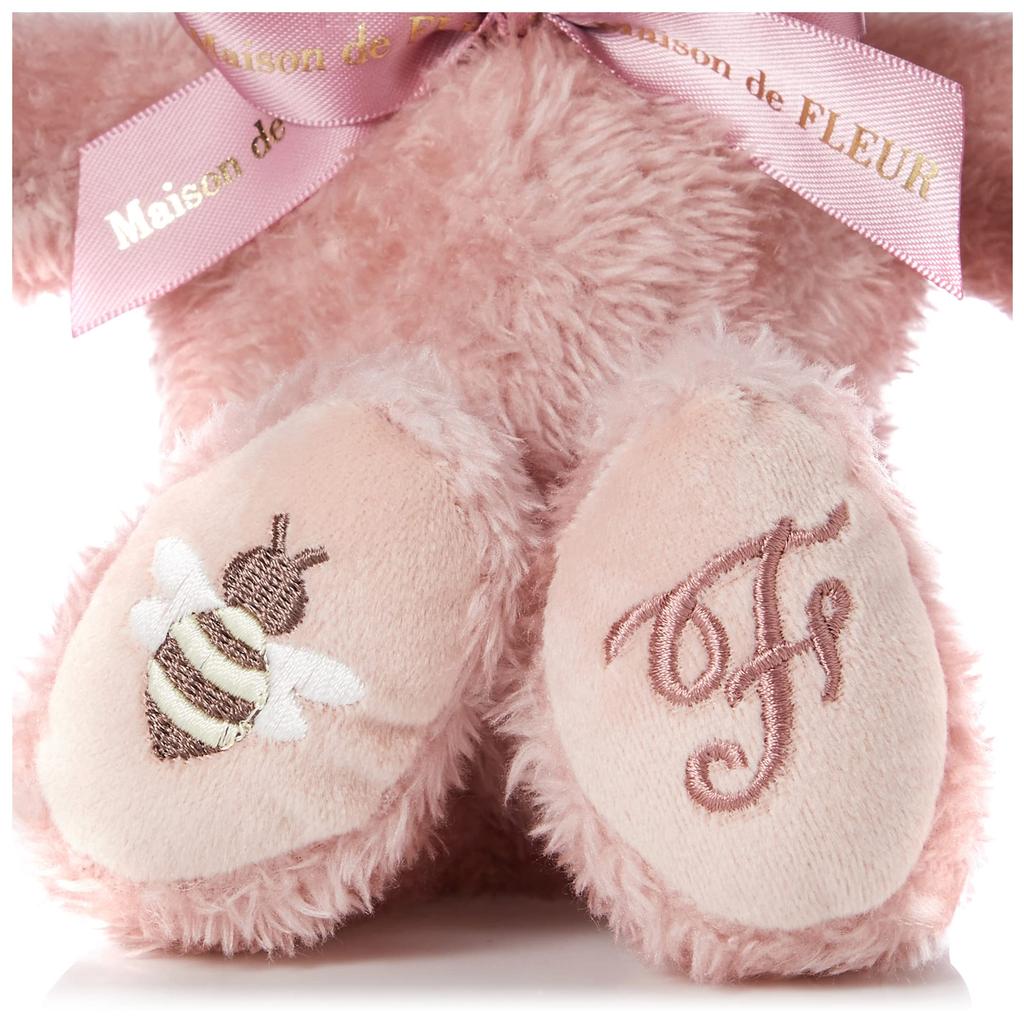 de Rose Bear Tattered Pouch for Women 8A13FJJ1600 Rose [Maison Fleur]