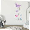 Butterfly Growth Chart Wall Decal, Self-Adhesive Waterproof Height Measurement Sticker for Kids Room, Nursery Wall Decor for Boys and Girls