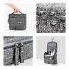 Trousse de toilette pliable avec crochet de suspension Imperméable pour femmes Sac de rangement cosmétique de salle de bain Grande capacité Étui à maquillage de voyage pour hommes