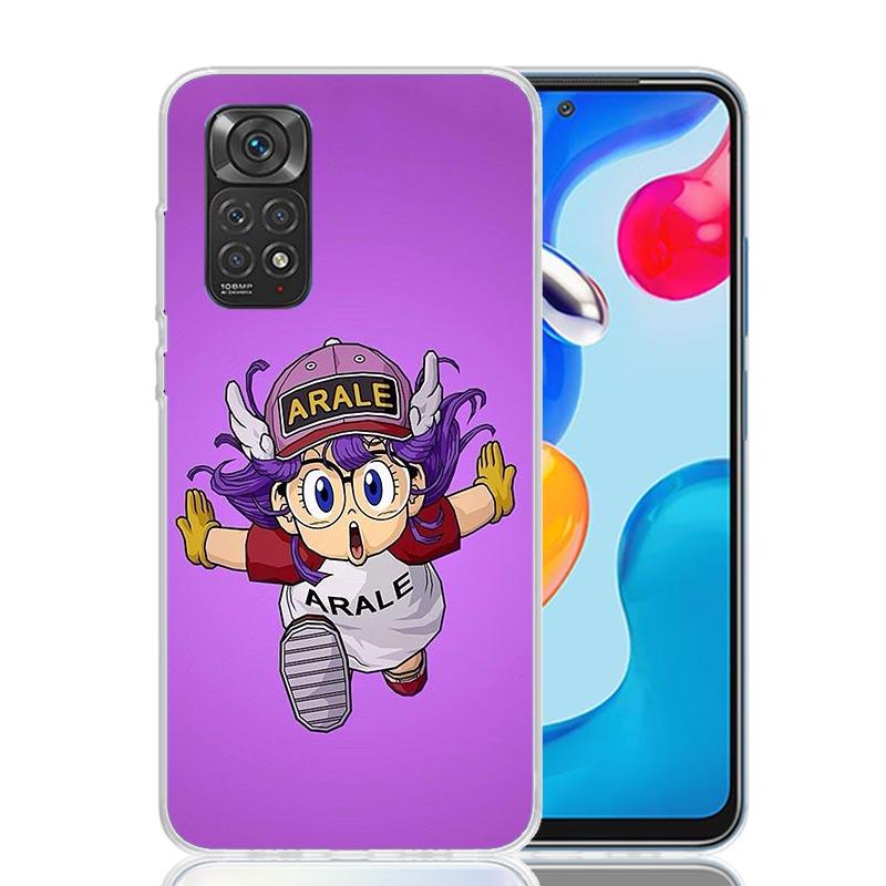 Dr Slump Arale Anime Phone Case For Xiaomi Redmi Note 15 14 13 12S 12 Pro Plus 11S 11E 11 11T 10S 10 Art Soft Pattern Cover Redm
