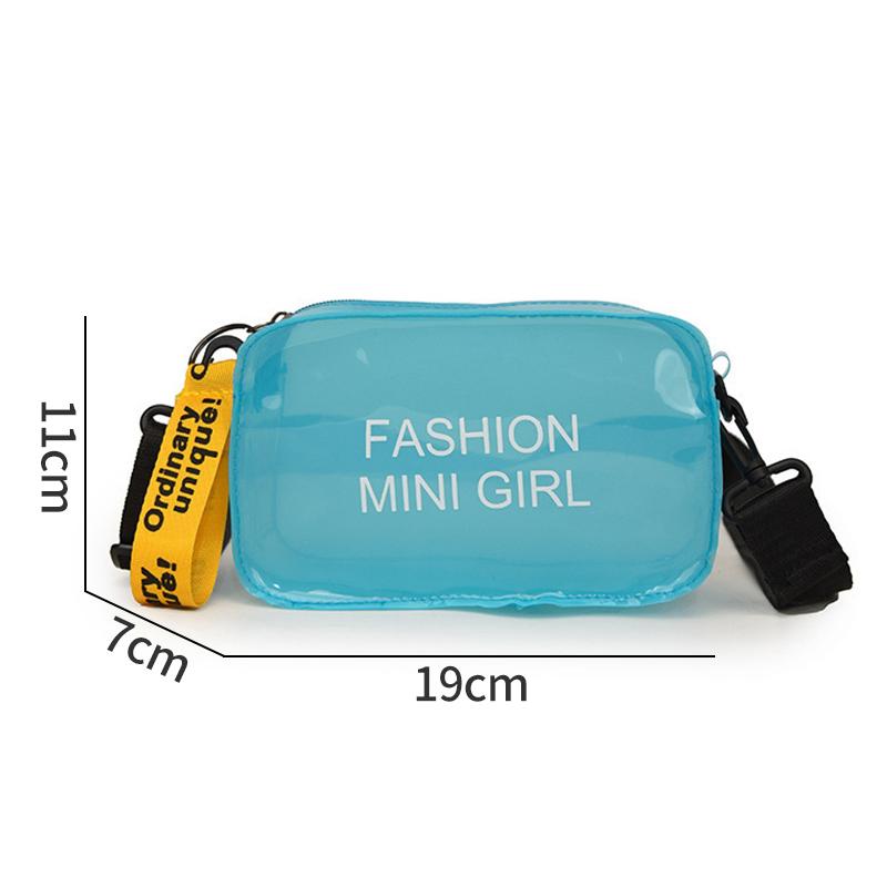 Waterproof Crossbody Bag Clear Storage Bags Outdoor Travel Makeup Bag Cosmetics Pouch The Water-Sprinkling Festival Set