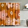 Floral Shower Curtain Botanical Nature Plants Bathroom Decor Waterproof Fabric Vintage Farmhouse Rustic Home Decor For
