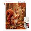 Pearl painting kit DIY cute squirrel and nuts home decoration painting