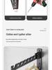Wall-Mounted Telescopic Clothes Drying Rack - Punch-Free, Folding Design for Bathroom or Balcony