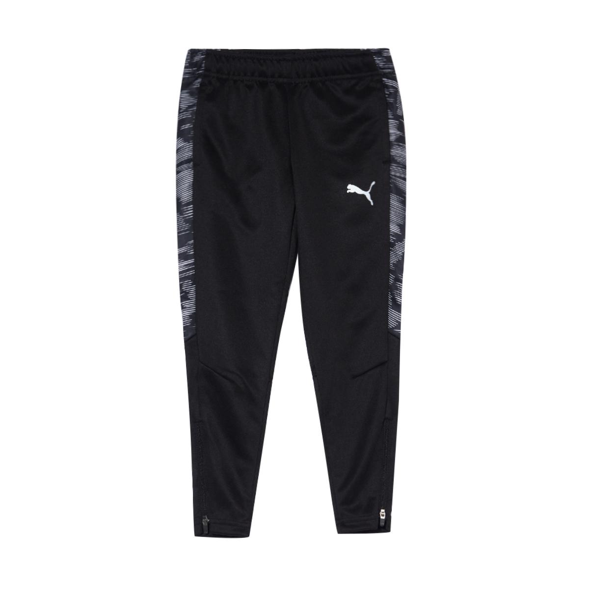 

Puma Aop Retro Sports Brand Logo Side Panel Elastic Straight Casual Pants Unisex bottoms Black 589224-01 128