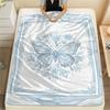 Modern Butterfly Print Flannel Blanket, High Quality Comfortable for All Seasons, Home Decor, Warmth and Comfort, Perfect for Christmas Gifts74