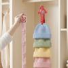 Creative Hat Storage Clips Holder Space Saving Vertical Hanging Baseball Cap Hanger with 7 Clips Stable Hat Display Rack