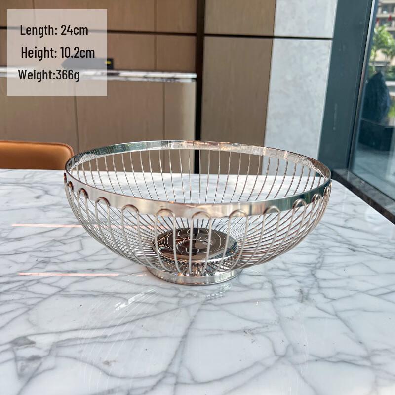 

Stainless Steel Fruit & Snack Storage Basket