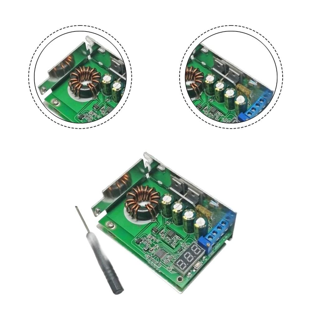 150W 8A Boost Module Car Power Supply Module DC 12V–32V Step-Up To 12V–46V Features A Clear Digital Screen To Monitor Input