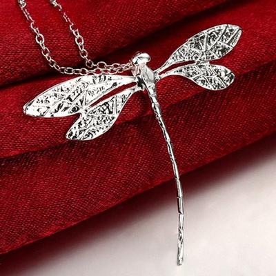 Charms   Copper Dragonfly Pendants Necklaces Chains For Women Lady Party Gift Fashion Jewelry Gifts
