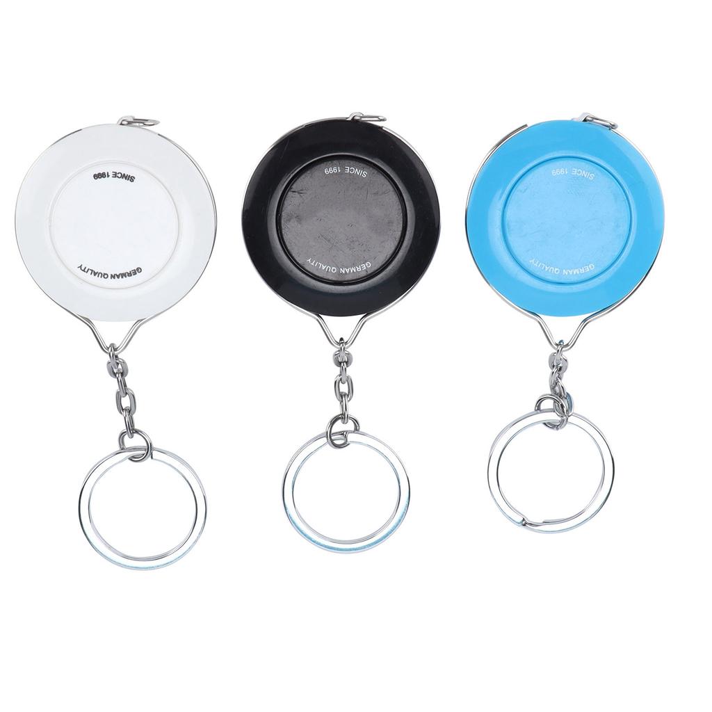 3Pcs Soft Tape Measures Retractable Rulers with Plastic Shells for Fabric Sewing Tailor Cloth Knitting