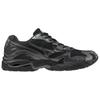 Mizuno Wave Rider 10 Black Sand Metallic Grey Unisex Sneakers D1GA243108