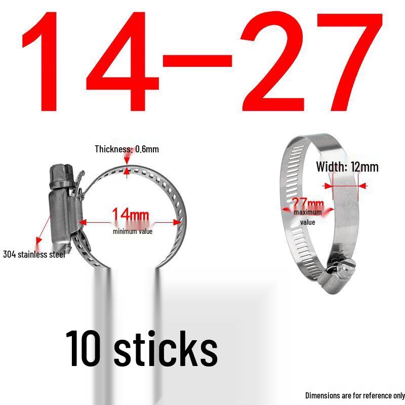 Alliance 304 Stainless Steel American Style Hose Clamps