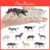 Childrens Wildlife Animal Pvc Figures Set With Static Wolf And Husky Models For Kids Educational Toys