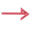 Garosa Center Finder, 45/90 Degree Angle Line Gauge Carpenter Ruler Aluminum Alloy Inch Woodworking Center Scriber Wood Measuring Scribe Tool
