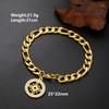 Lucktune Witch Knot Bracelets Stainless Steel Men Women's Hand Bracelets Lucky Celtics Magic Knot Figaro Chain Jewelry Gift