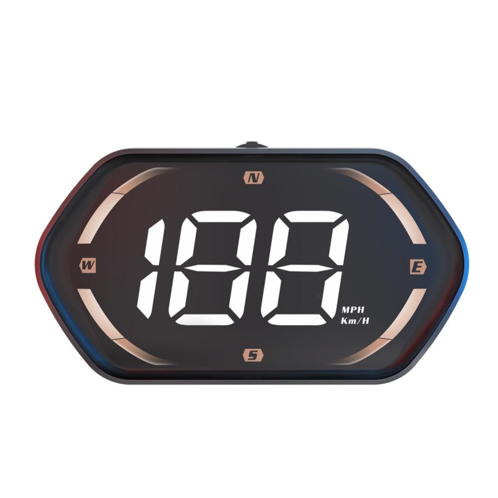

For Cars Real-time Monitoring GPS Speedometer 91*18*50mm Stylish Vehicle Accessory Adaptive Brightness Accurate Speed Readings