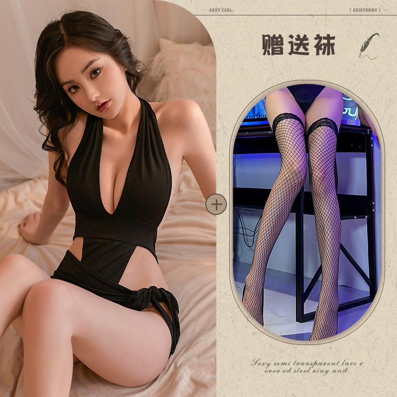 New sex underwear women's dead library water even sexy open file free secretary suit hip skirt sexy nightclub uniform