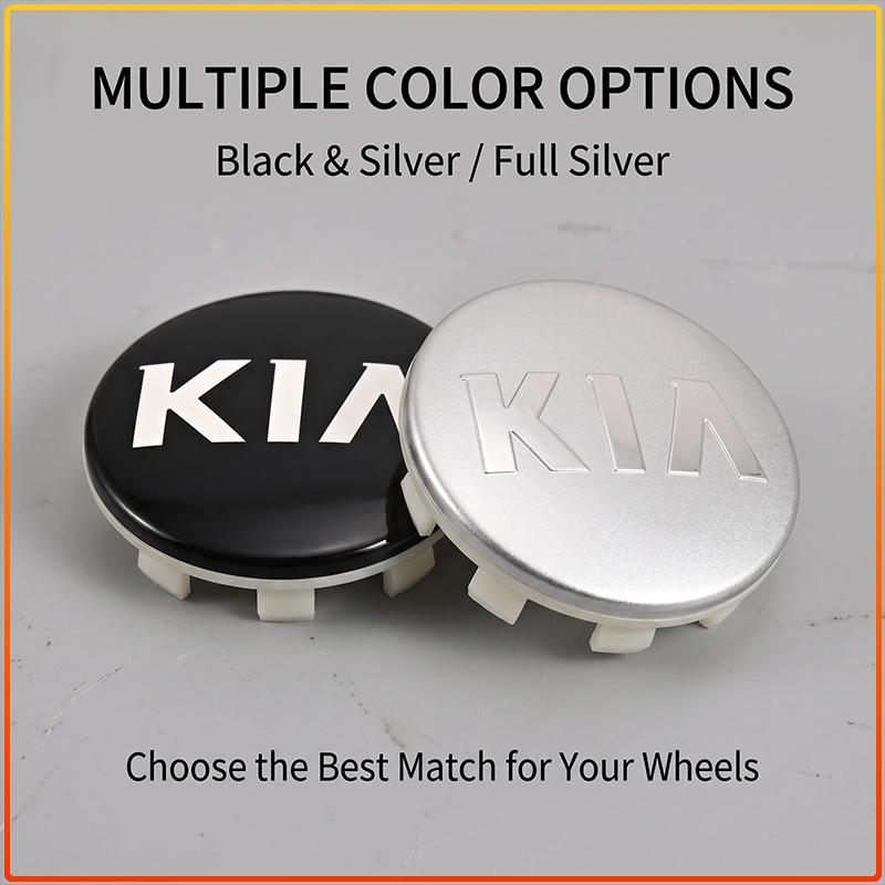 4 Bucăți 58MM Decal Embleme Jantă Anti-Rugină Capac Centru Roată Auto Rezistent la Zgârieturi Pentru KIA Sportage Rio Ceed Proceed Sorento Picanto Optima Niro