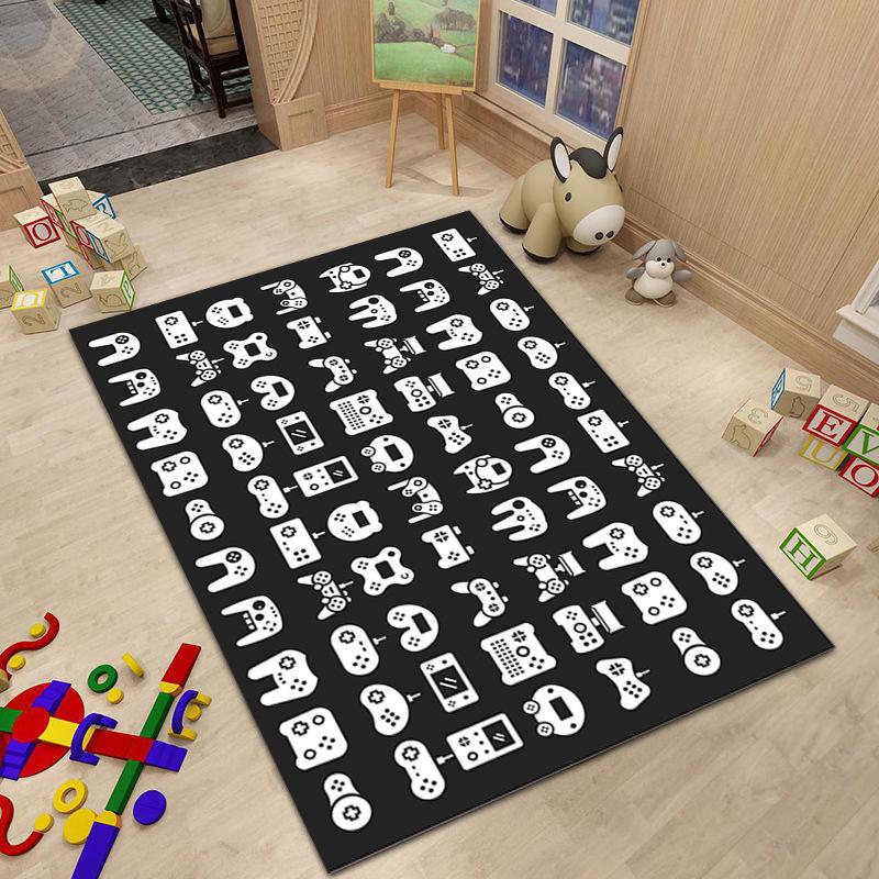 Patroon voor Gamer Controller voor Woonkamer Jongenskamer Grote Vloermat Kunstprint Huisgang Kinder Tapijt Decoratie Huis