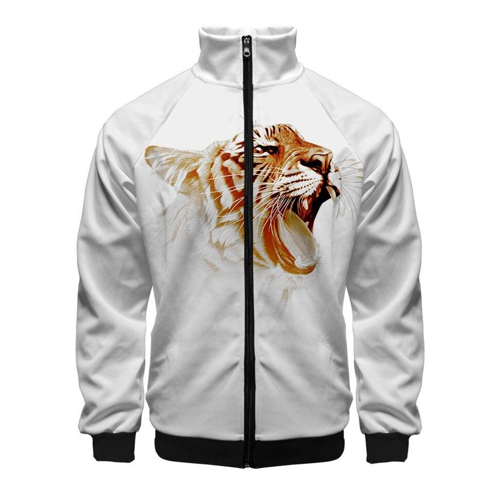Mantel Hewan Harimau Hoodie Cetak Mode Kostum Cosplay Harajuku Jaket Anime Goku Kaus Pria