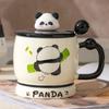 Creative Cartoon Chubby Panda Ceramic Cup Student Mug Milk Cup Office Drinking Cup Couple Cup Gift
