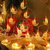 3m 20Led Christmas Light String Creative Christmas Decor Lamp Santa Claus LED Light  Bar