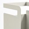 Hanging Iron Storage Rack for Beneath a Desk, Single-Level -Front Book Holder for Books and Notebooks, 1 Rack