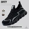 Industrial Safety Boots Men's Breathable Steel Toe Slip Resistant Work Shoes Wear-resisting Indestructible Shoes for Manufacture