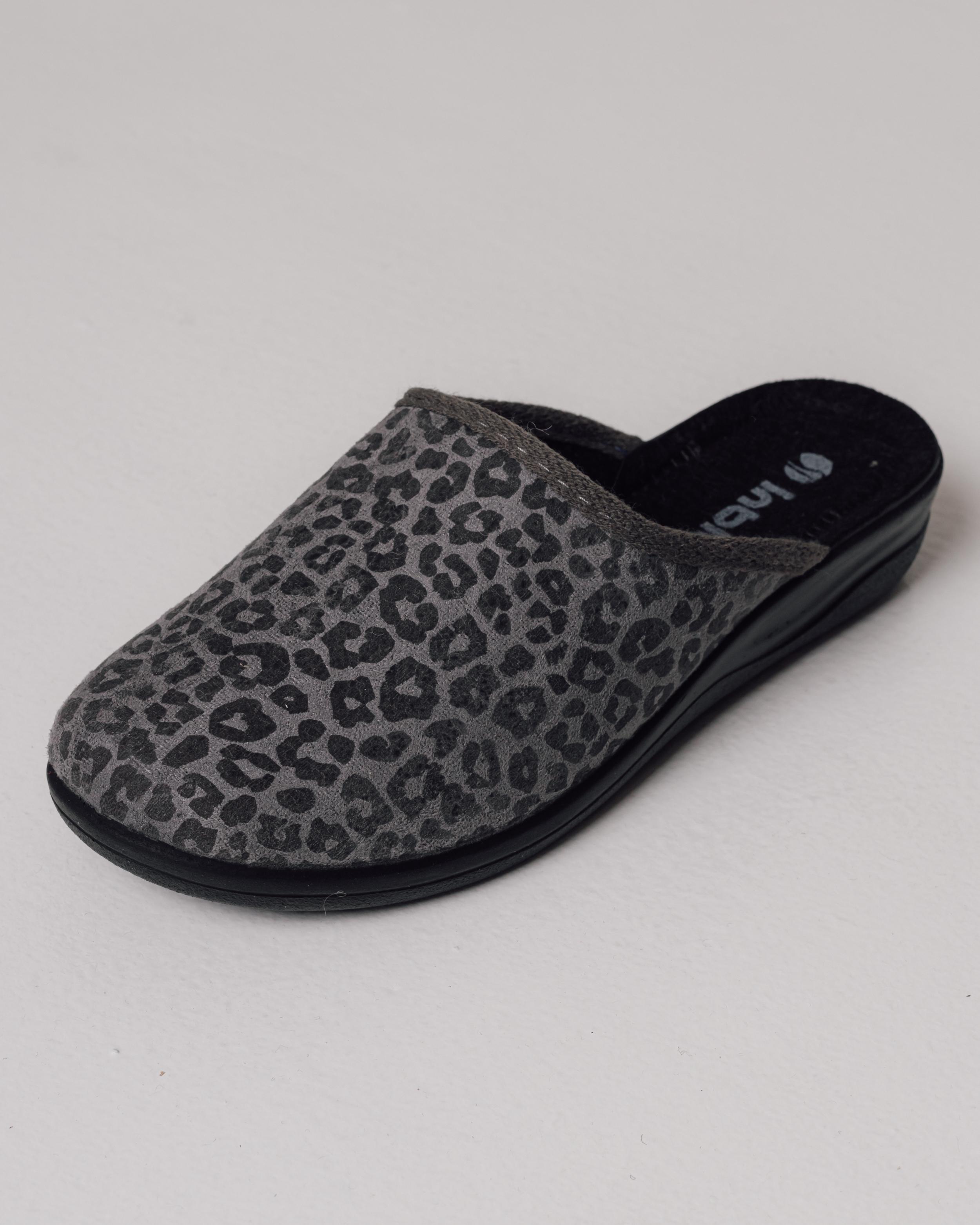 

Slippers women s leopard Inblu CF010600 35 gray 37 сірий колір