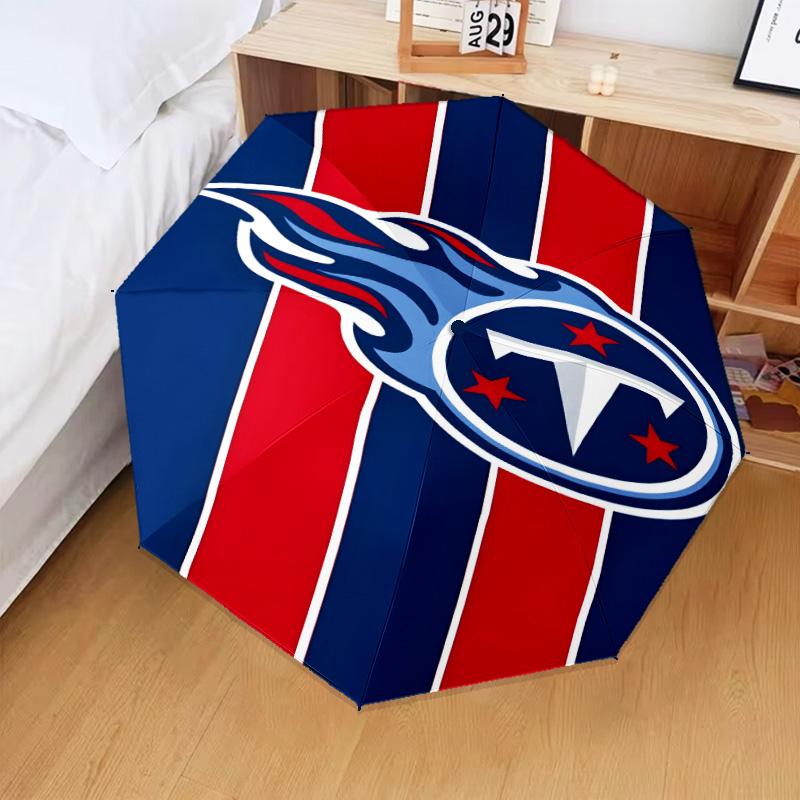Titans Crest Umbrella Folding umbrella, automatic umbrella 8-Frame for Travel, camping Use Gift for Halloween Christmas