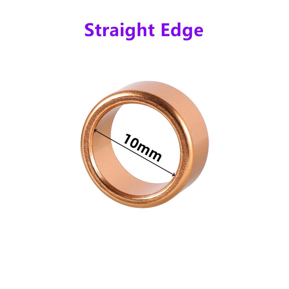 Bird Aluminum Straight/Curl Edge Foot Ring ID8mm ID10mm High 6mm Pigeon Outdoor Flying Training Identification Leg Ring 120Pcs