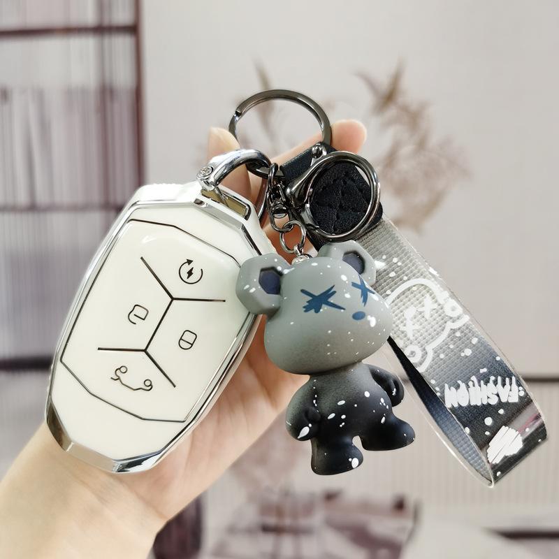 Lynk&Co 01/02/03 Car Key Case - New Energy Protection Package with High-End Shell Buckle