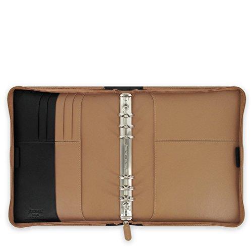 Система-органайзер Filofax Nappa, A5 на молнии, Коричневый, 025155, Официально импортирован